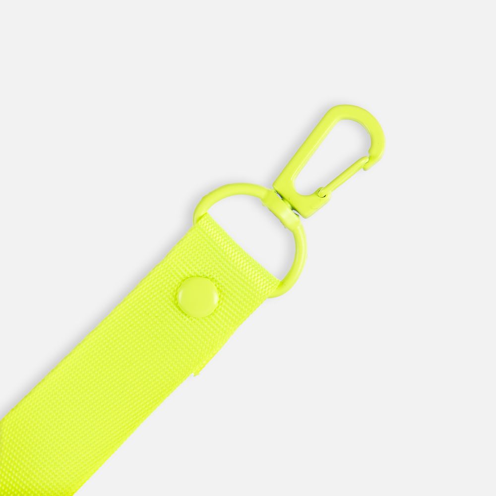 Застежка-карабин Snap Hook, M, желтый неон 3