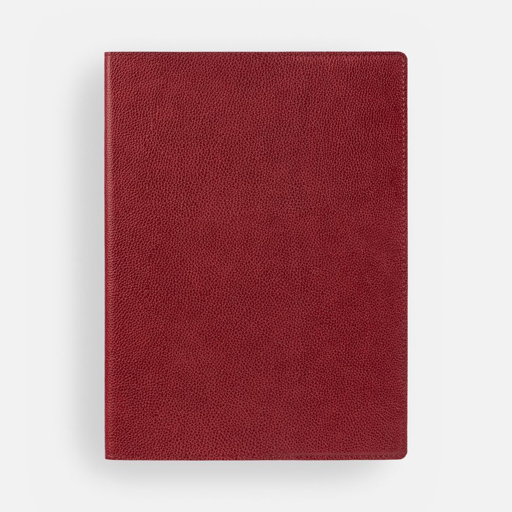 Ежедневник в суперобложке Brave Book, недатированный, красный 2