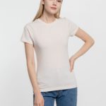 Футболка женская T-bolka Lady, молочно-белая 4