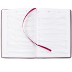 Ежедневник Prizma, недатированный, бордовый 4