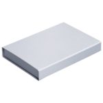 Коробка Silk с ложементом под ежедневник 15х21 см и ручку, ver.2, серая 2