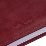 Ежедневник Termini, недатированный, темно-красный 8
