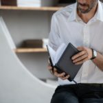 Еженедельник-портфолио Remini, недатированный, темно-синий 13
