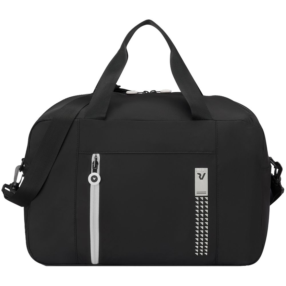 Сумка дорожная Compact Neon, черная с белым 2
