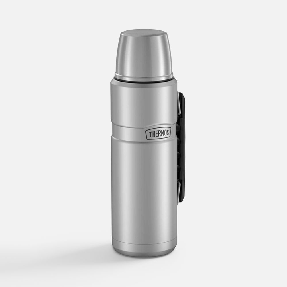 Термос King 1200, серебристый (стальной) 2