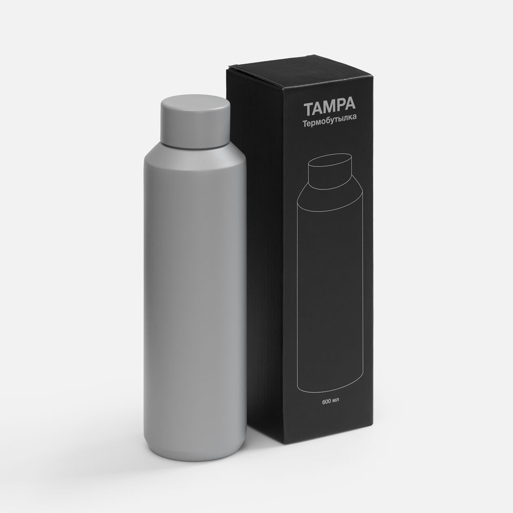 Термобутылка Tampa, серая 5