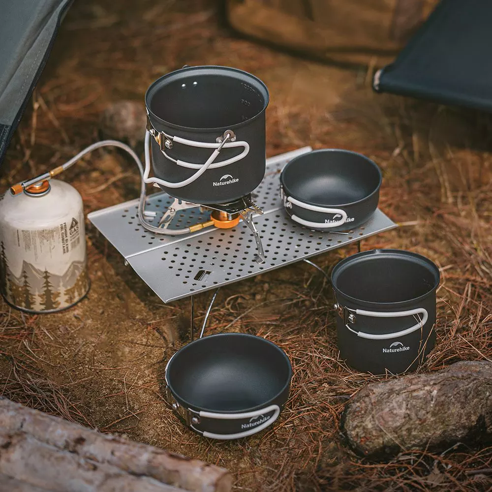 Набор посуды Naturehike NH18T018-G, серый 2